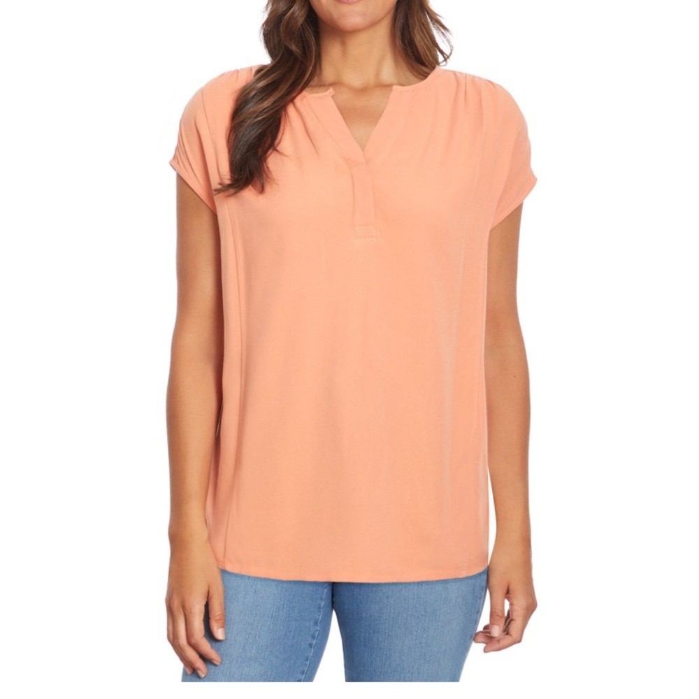 Nine West Ladies Top - Shell Coral - Size XL - NWT